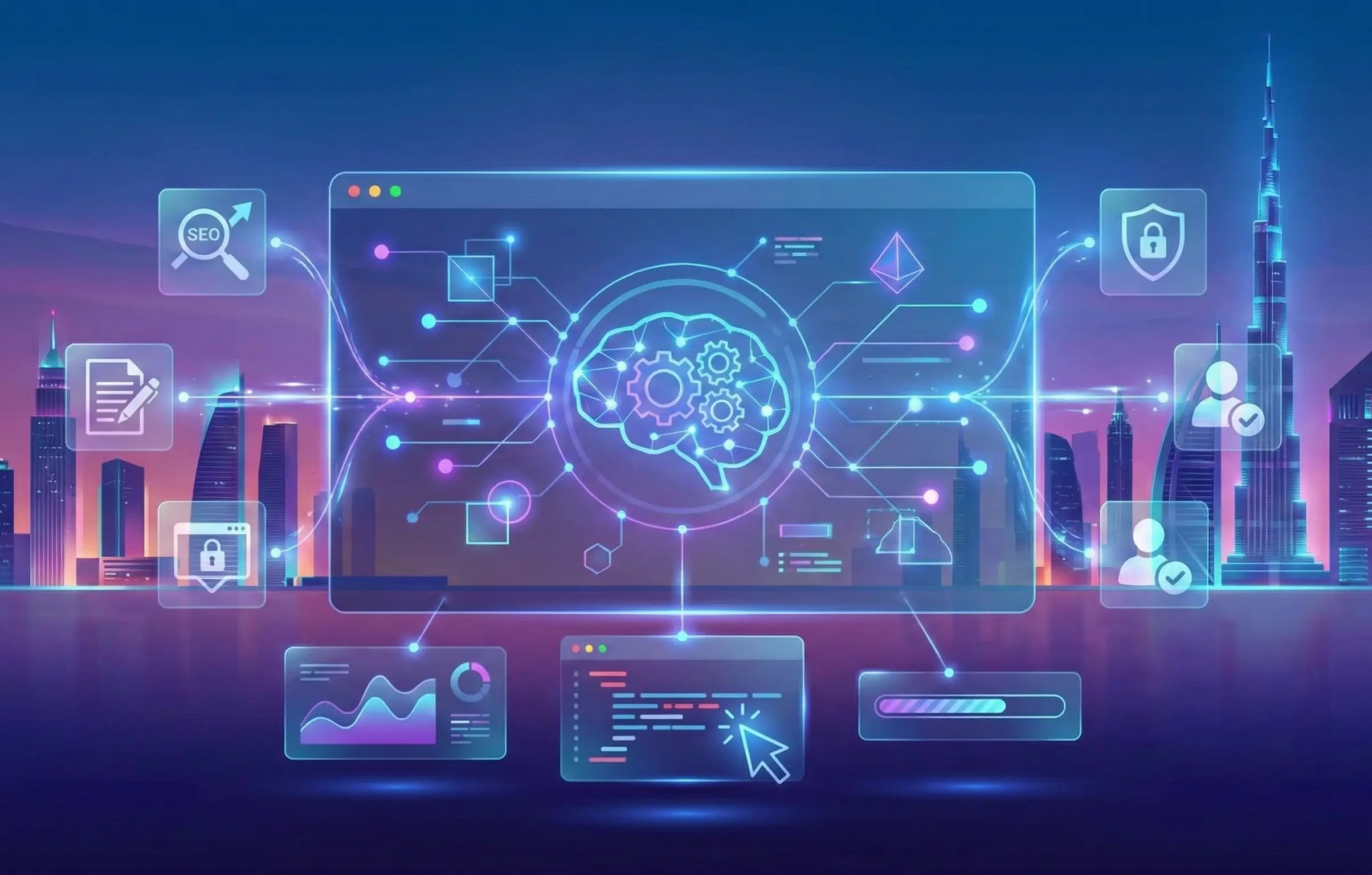 Autonomous Websites 2030: How AI Will Manage & Optimize Websites Automatically in the UAE